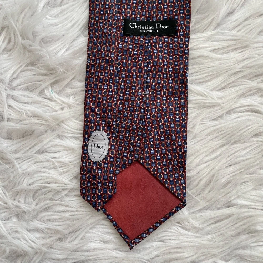 CHRISTIAN DIOR‎ men silk tie